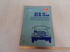 CATALOGO PARTI DI RICAMBIO SOLO CARROZZERIA ORIGINALE FIAT 616 N NM 1965