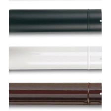 6 pipes Ø 14x50 cm white