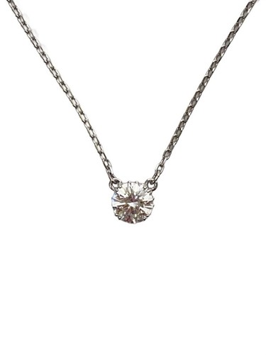 Swarovski necklace slv top - swarovski, necklace/-/slv/top
