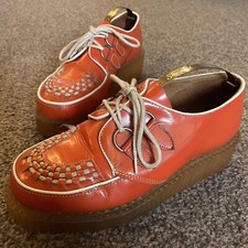 Scarpe stringate con zeppa in