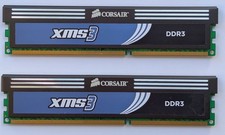 2x Corsair XMS3 4 GB DDR3 1333 MHz TW3X4G1333C9A memoria computer