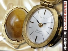 Orient Chamade Anello Orologio Gp No.I12040130 21Jewels Argento Dial Manual 17mm