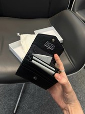 Margiela Maison Margiela Bi-fold Wallet with Coin Purse Unisex Black Outlet