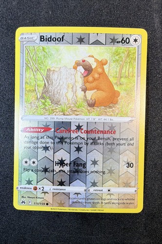 Bidoof 111 159 corona zenith - 111/159,