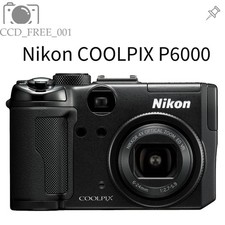 Nikon Coolpix P6000 fotocamera digitale 13,5 MP, 4x zoom ottico nero leggero