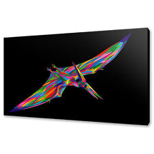 Appendi da parete stampa arte tela pterosauri fatti a mano arredamento casa regali personalizzati