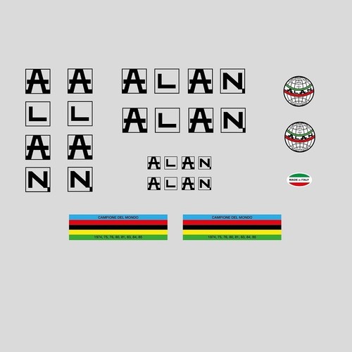 Decalcomanie telaio bicicletta