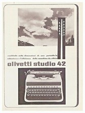 PUBBLICITA' 1938 OLIVETTI