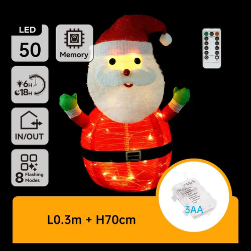Aigostar babbo natale luminoso - aigostar,
