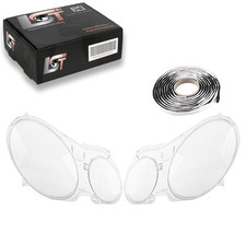 2X Vetro Fari Sinistro Destro Set Per Mercedes E-Klasse W211 S211 2002-2009