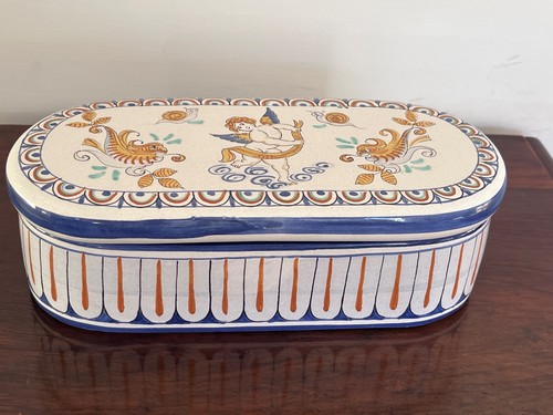 Scatola ceramica antica - scatola, in