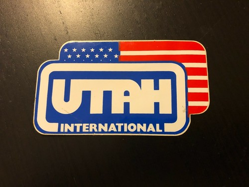 Utah international adesivo - utah, international-adesivo