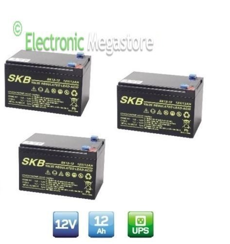 Kit batterie agm - 3, piombo