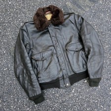 Giacca da volo vintage anni 70 Schott Bros NYC G-1 in pelle 38 bomber pilota I-S-674-M-S