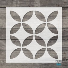 Stencil per piastrelle Monda / stencil per pavimento parete cucina bagno / arredamento interni