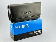 MINOLTA BORSA FOTO Pelle Originale PER MINOLTA Dimage F100