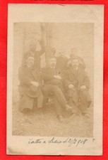 LISIO - CUNEO - CARTOLINA fotografica FPV 1908