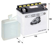 BATTERIA CB9-B/SM + C4 CAGIVA