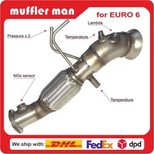 Downpipe Mercedes C200 C220 C250 C300 BlueTEC W205 S205 A205 acciaio inox