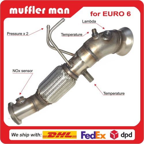 Downpipe mercedes c200 c220 - mercedes,
