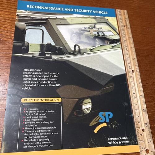 Brochure carro armato veicolo
