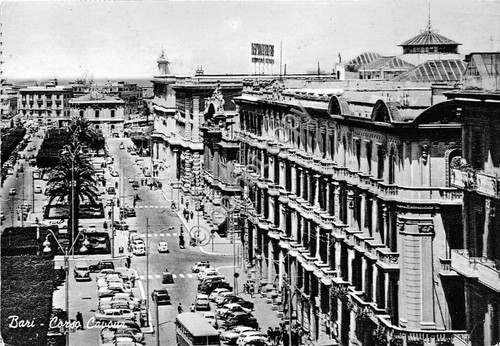 Cartolina bari corso cavour - cartolina,