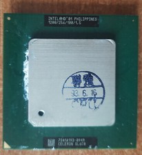 CPU Intel Celeron 1.2 GHz ⚡ Socket 370 SL6C8 /256/100 Processor Tualatin Vintage