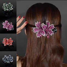 Head Clip Bow Hair Rhinestone