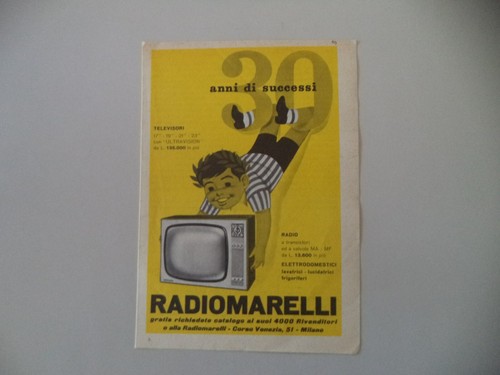 Advertising pubblicità 1960 - advertising,