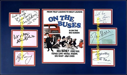 The buses cast autograph - on,