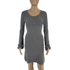 Abito Grigio Donna Con Collo