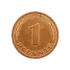 1996 1 pfennig German