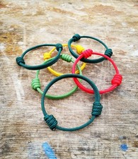 6 Bracciali Paracord Regolabile Vari Colori 100% Fatto a Mano Sport Trekking