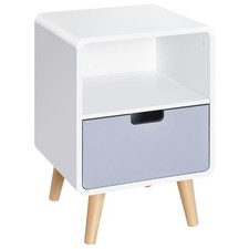 HOMCOM Comodino con Cassetto