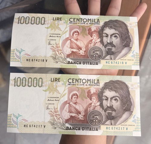 100000 lire 1995 caravaggio - 1995,