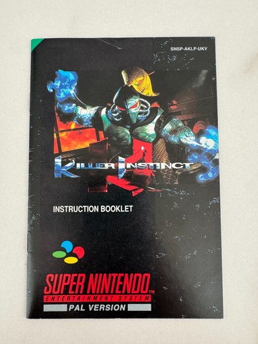 Killer instict ukv - instict, manuale