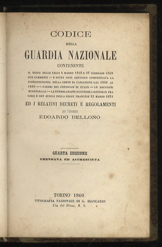 Codice della guardia - codice,