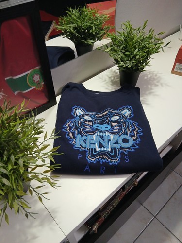Kenzo paris tiger patch black - kenzo,