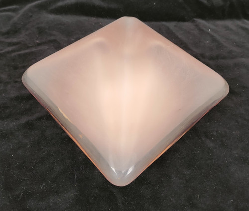 Plafoniera applique vetro rosa