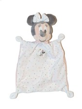 Doudou plat minnie - rose, blanc