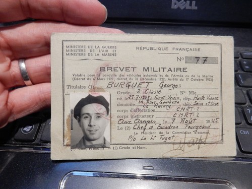 Ww2 drivers card - drivers, military