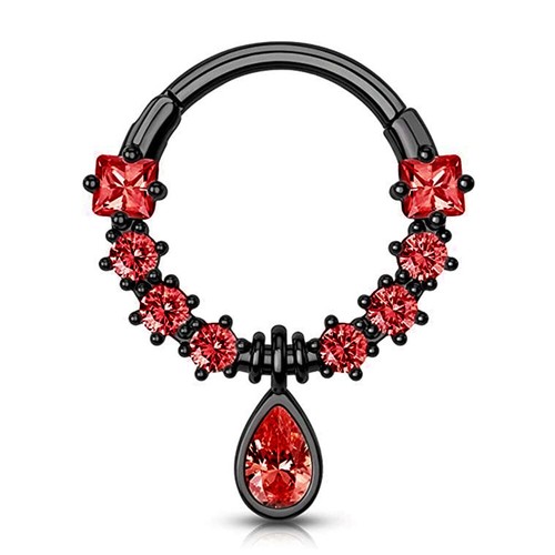 Anello labbra orecchio - , naso