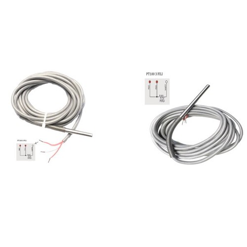 Sonda pt100 fili classe b - pt100,