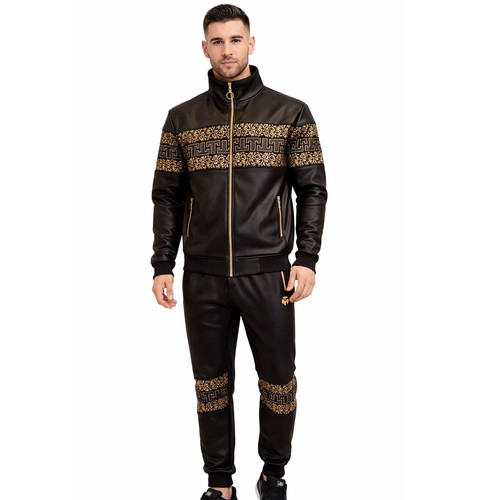 Tuta uomo nero - , oro