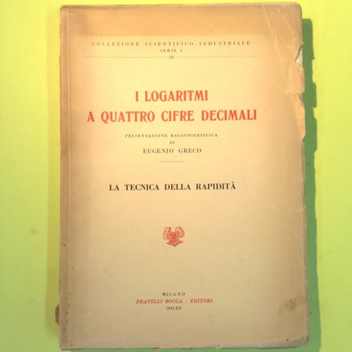 Logaritmi quattro cifre - i,
