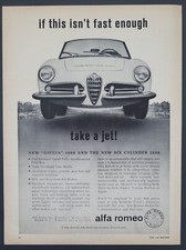 1963 PRINT AD Alfa Romeo
