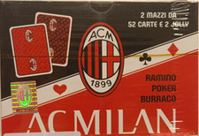 Carte da Gioco Ufficiali MILAN - Carte Ramino poker scala 40 ecc.