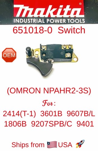 Makita 651018 interruttore - makita, 651018-0