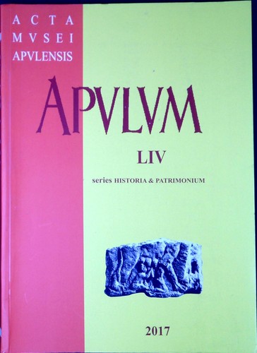 Apulum series historia - apulum., &