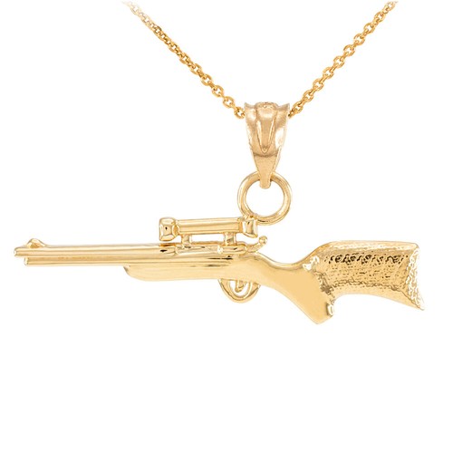 Collana con ciondolo fucile - , da